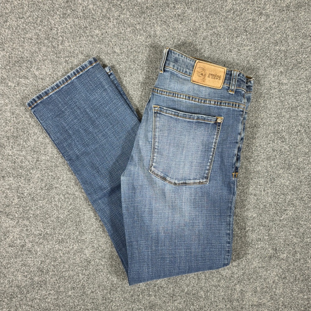 Seeded & Sewn Jordan Adam Athletic Mens Medium Wash Jeans Tag 36x32 Act 33x29